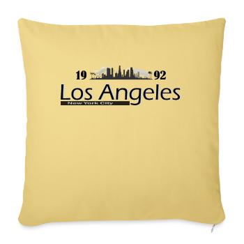 Los Angeles - Sofakissen mit Füllung 45 x 45 cm - Hellgelb - Vorne