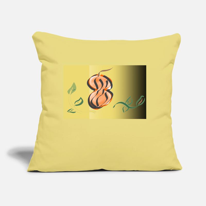 Zucca Cuscino da divano 45 x 45 cm con riempimento