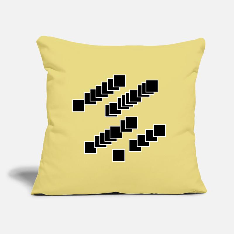 Nested Squares Cascade Sofa pillow with filling 45cm x 45cm