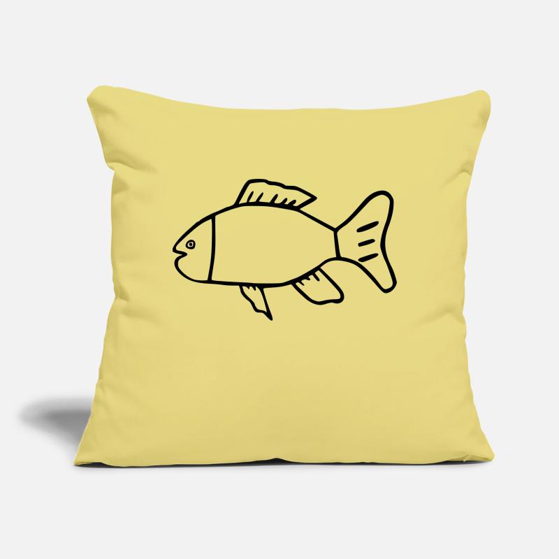 Fish Sofa pillow with filling 45cm x 45cm