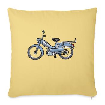 La Bleue - Coussin et housse de 45 x 45 cm - jaune délavé - Devant