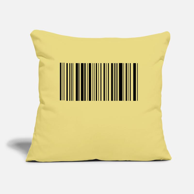 Bar code Sofa pillow with filling 45cm x 45cm