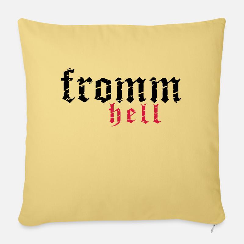 fromm hell_vec_2 de - Sofakissen mit Füllung 45 x 45 cm - Hellgelb