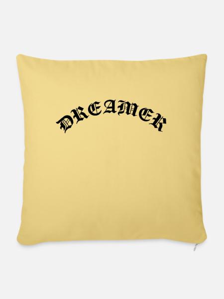 Dreamer Design - Sofakissen mit Füllung 45 x 45 cm - Hellgelb