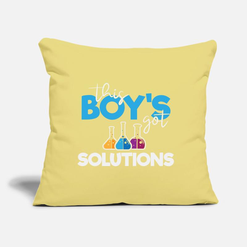 Ce garçon a des solutions Coussin et housse de 45 x 45 cm
