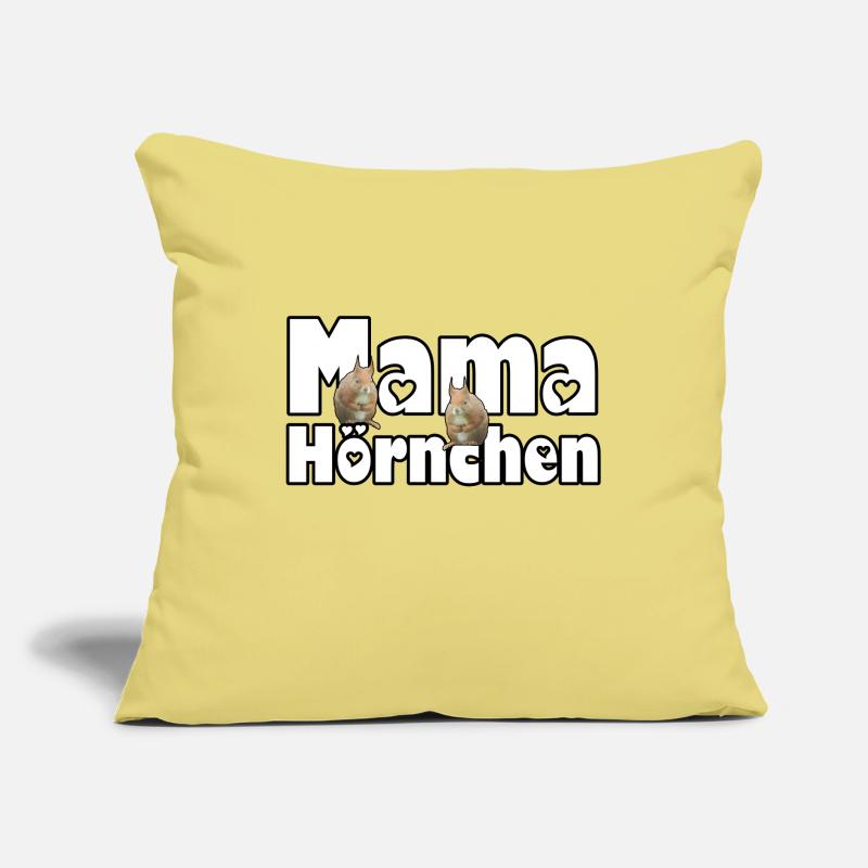 Mama Eichhörnchen Mutter Tier Muttertag Spruch Sofakissen mit Füllung 45 x 45 cm