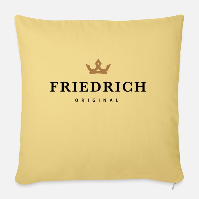 Friedrich - Sofakissen mit Füllung 45 x 45 cm - Hellgelb