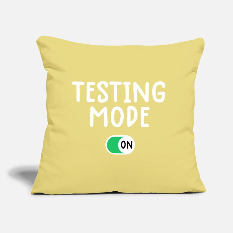 Testing Mode On Graphic Tee Sofa pillow with filling 45cm x 45cm