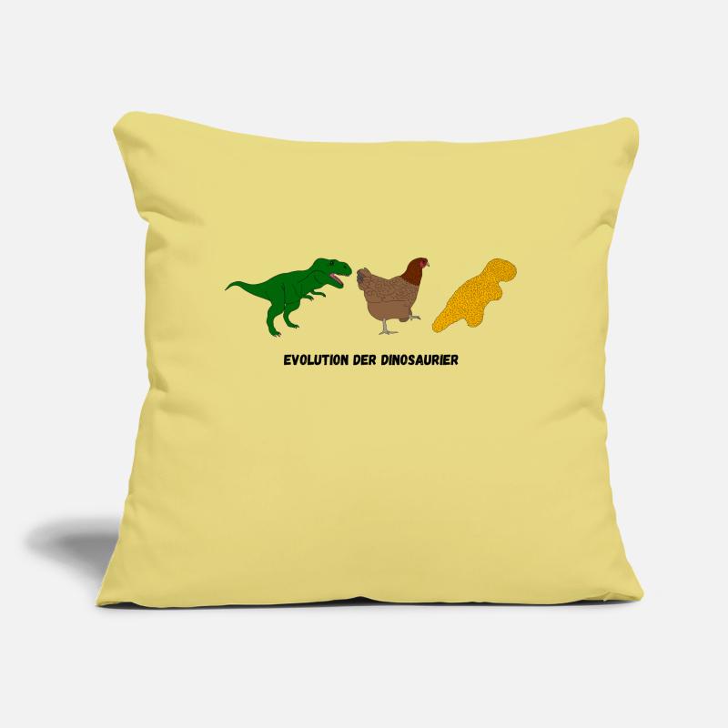 Evolution der Dinosaurier Sofakissen mit Füllung 45 x 45 cm