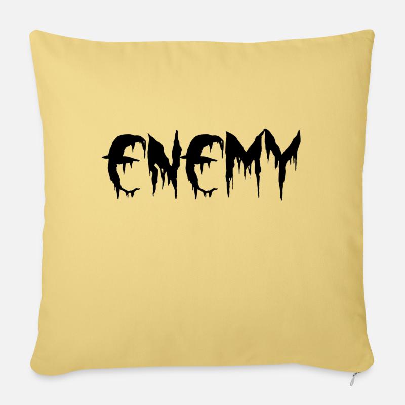 Enemy - Sofakissen mit Füllung 45 x 45 cm - Hellgelb