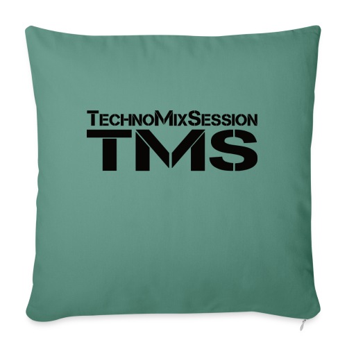 TMS-TechnoMixSession (Black) - Sofakissen mit Füllung 45 x 45 cm