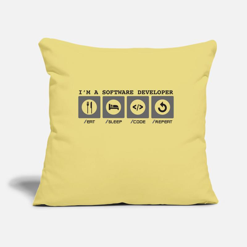 I'm a Software Developer - Softwareentwicklerin Sofakissen mit Füllung 45 x 45 cm