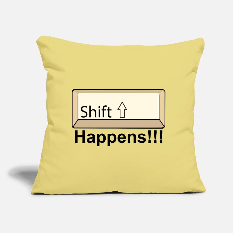 Shift Key Minimal Keyboard Design Sofa pillow with filling 45cm x 45cm
