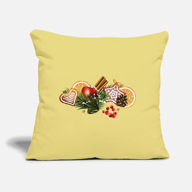Biscuits de Noël Coussin et housse de 45 x 45 cm