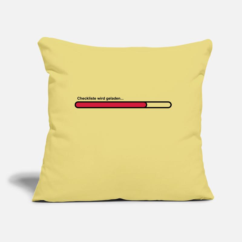 checklist Sofa pillow with filling 45cm x 45cm