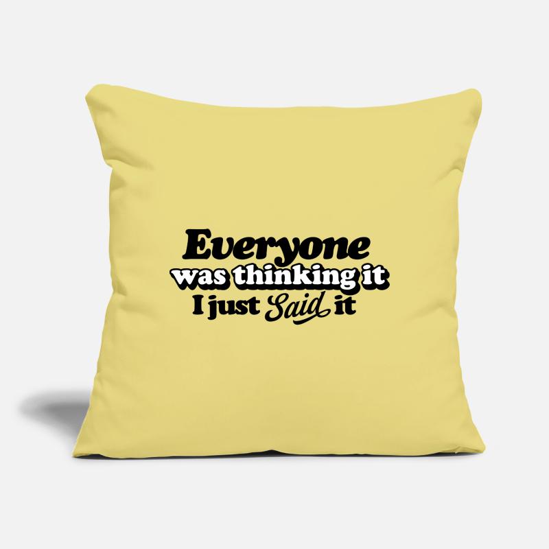 Applying Creative Thinking Design Sofa pillow with filling 45cm x 45cm