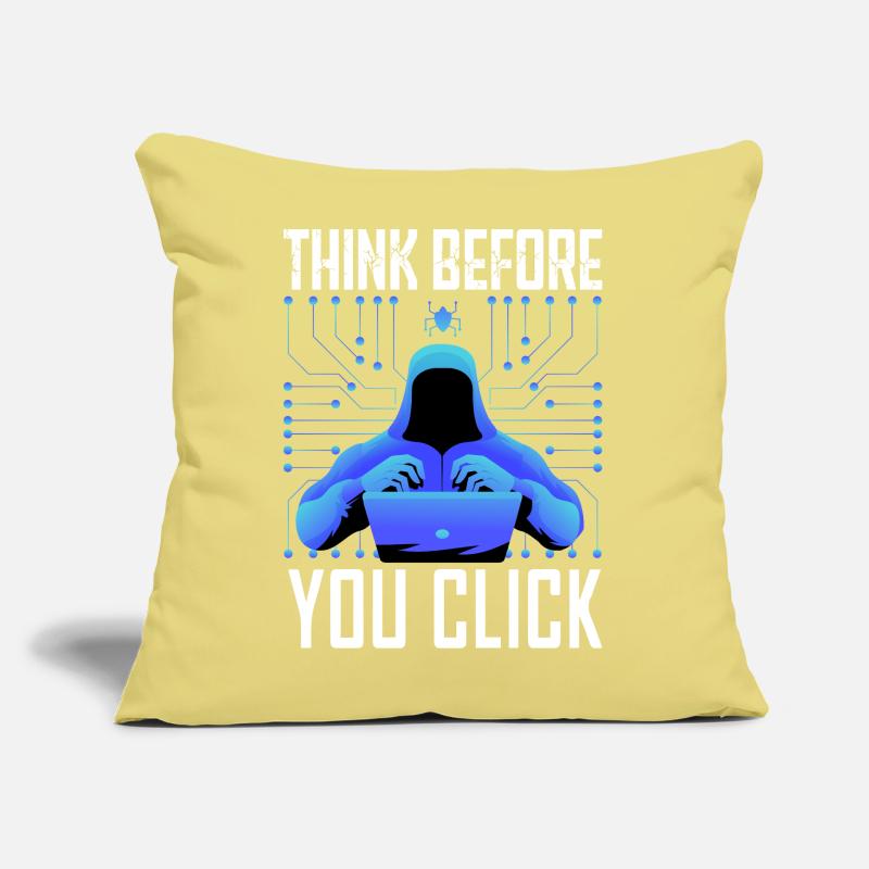 Hacker-Hacker-Hacker-Programmierer Linux Cybersicherheitsdaten Sofakissen mit Füllung 45 x 45 cm