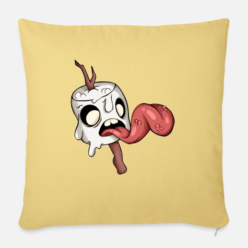 Marshmallow - Sofakissen mit Füllung 45 x 45 cm - Hellgelb