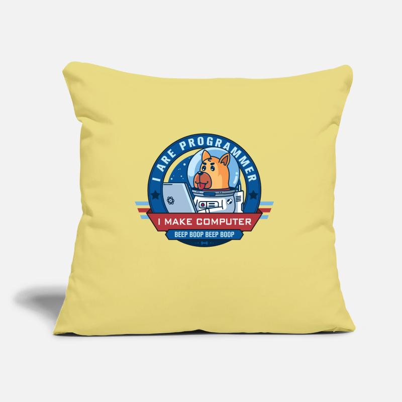 I are programmer Sofa pillow with filling 45cm x 45cm