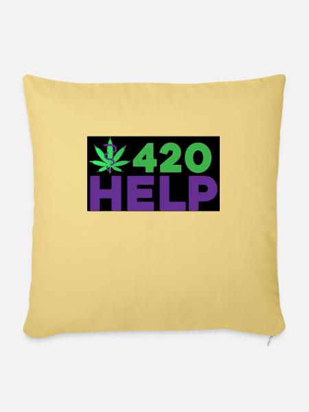420 Help - Sofakissen mit Füllung 45 x 45 cm - Hellgelb