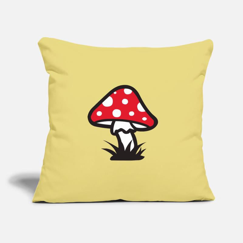 :: Toadstool 2 :: muscimol :: Sofa pillow with filling 45cm x 45cm