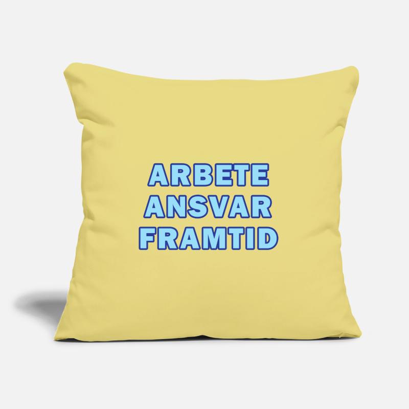 Work Responsibility Future Sofa pillow with filling 45cm x 45cm