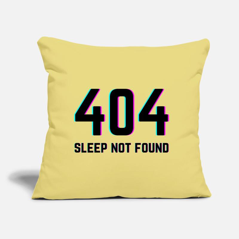404 Schlaf Nicht gefunden Sofakissen mit Füllung 45 x 45 cm