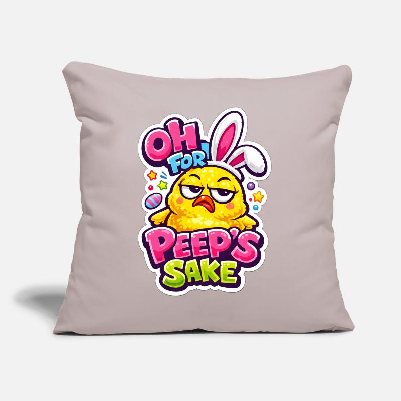 Happy Easter Easter Chick Vintage Sofa pillow with filling 45cm x 45cm