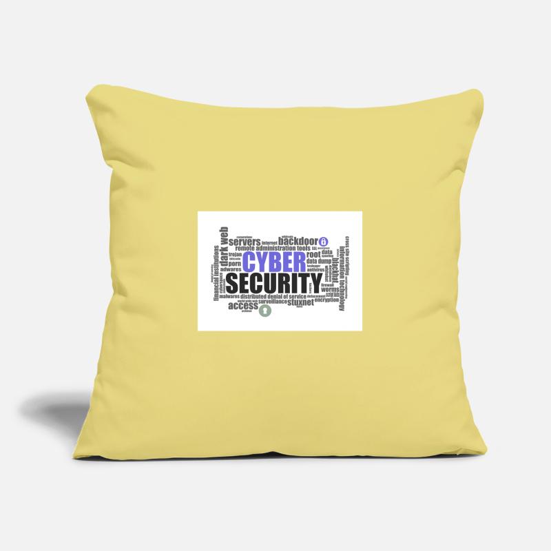 Cyber Security Hacker Expert Computer Geek Cloud Coussin et housse de 45 x 45 cm