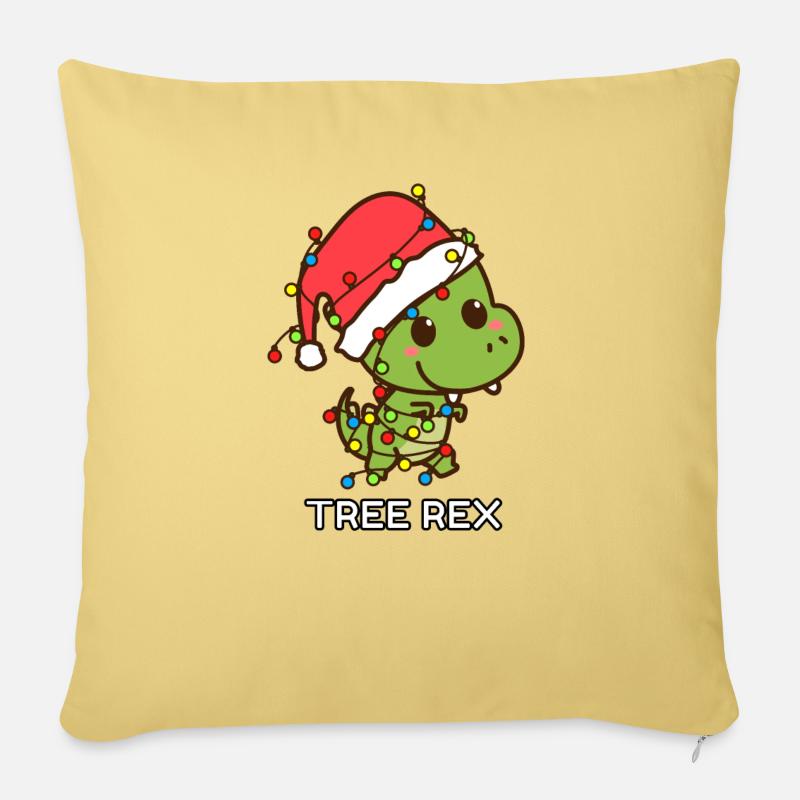 Tree Rex - Sofakissen mit Füllung 45 x 45 cm - Hellgelb
