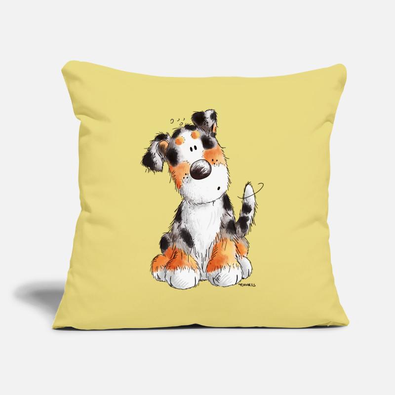 Süßer Australian Shepherd - Aussie - Geschenk Sofakissen mit Füllung 45 x 45 cm