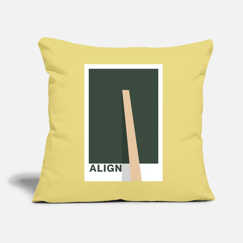 Align –  Design Statement Sofakissen mit Füllung 45 x 45 cm