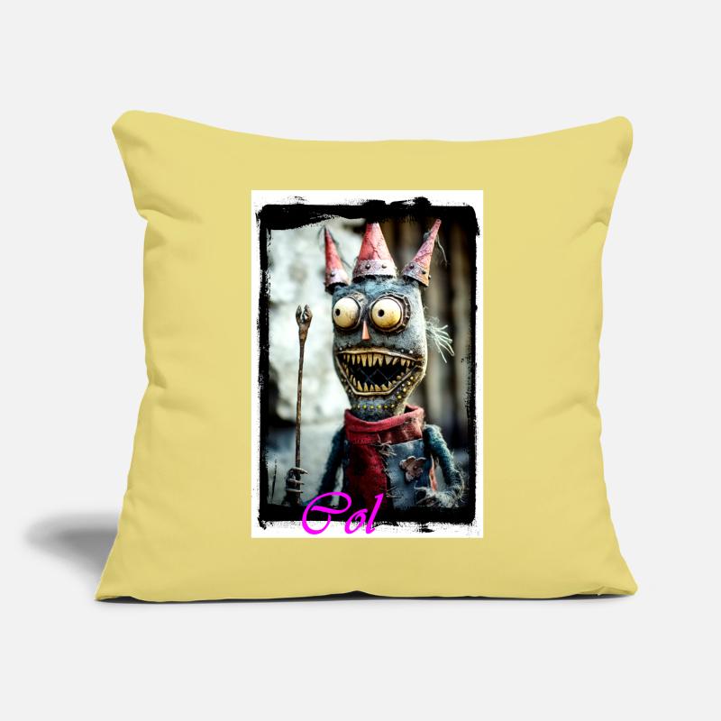 Fantasy Monster Guy with Magic Hat Doll King Sofa pillow with filling 45cm x 45cm