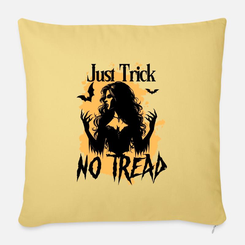 Just Trick no Tread - Sofakissen mit Füllung 45 x 45 cm - Hellgelb