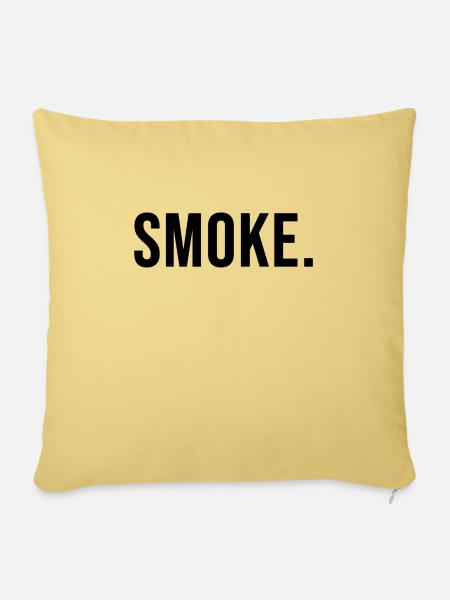 smoke - Sofakissen mit Füllung 45 x 45 cm - Hellgelb
