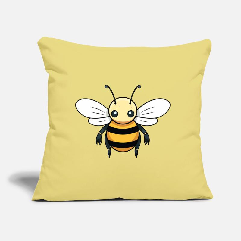 little bee Sofa pillow with filling 45cm x 45cm