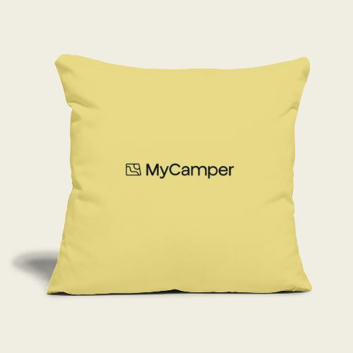 MyCamper Logo darkblue - Sofakissen mit Füllung 45 x 45 cm