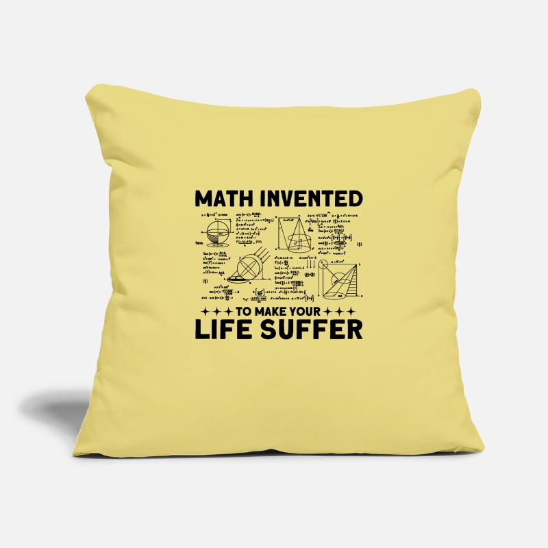 Math Mathématiques Sciences Math Cadeau Coussin et housse de 45 x 45 cm