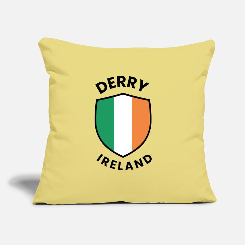 Conception du bouclier d’Irlande de Derry Coussin et housse de 45 x 45 cm