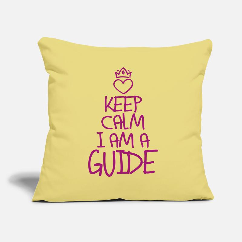 Keep Calm Guide cool guide cadeau Coussin et housse de 45 x 45 cm