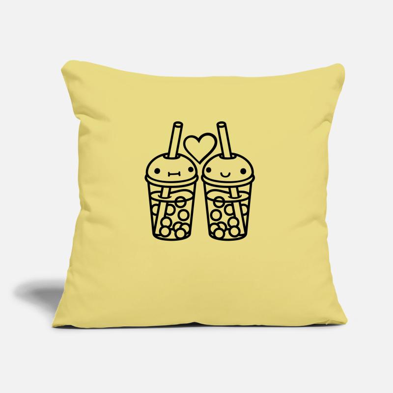 2 Team Bubble Tea Sofa pillow with filling 45cm x 45cm