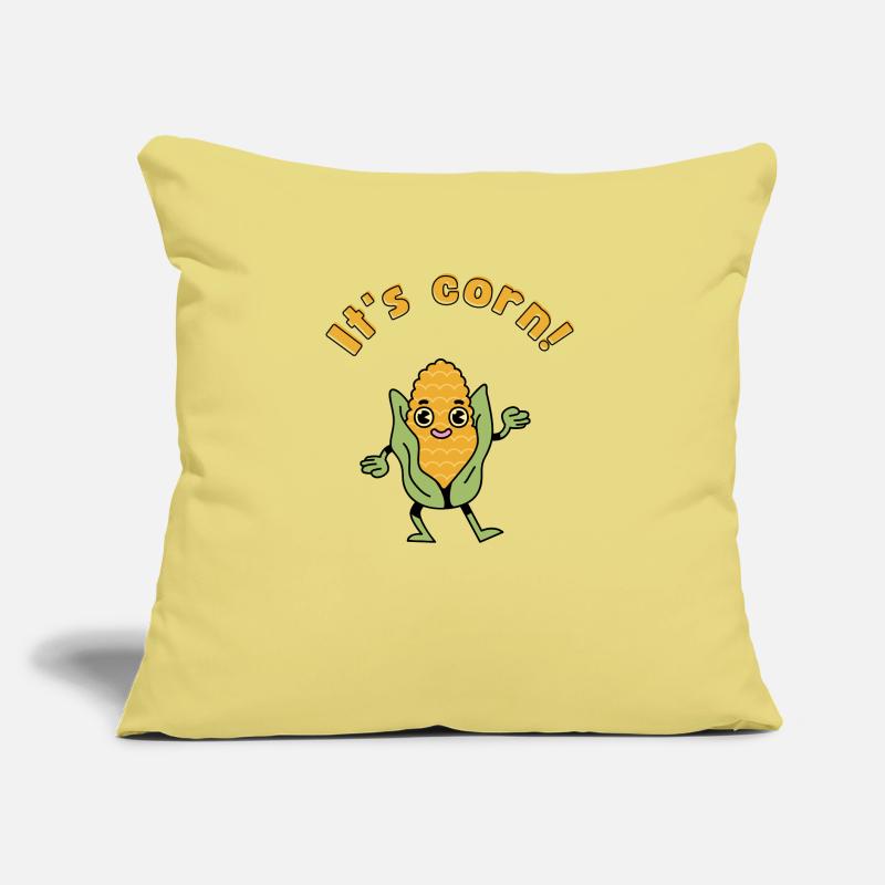 It's corn - a cornstatic design Sofa pillow with filling 45cm x 45cm