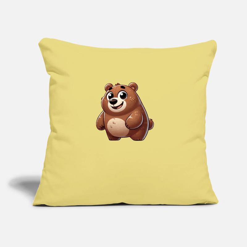 Bear Comic Sofa pillow with filling 45cm x 45cm