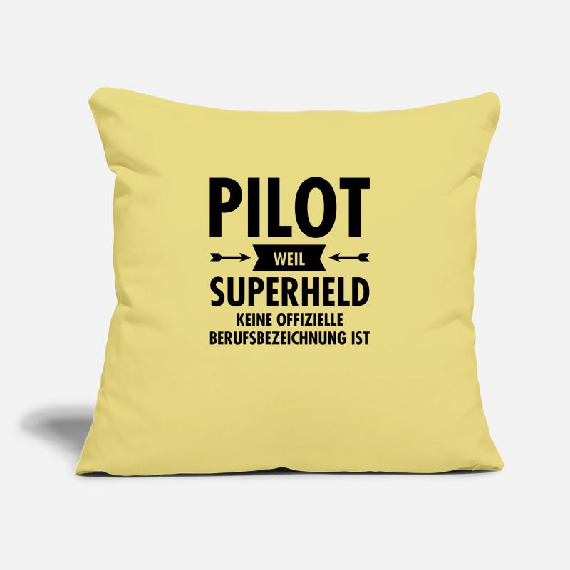 Pilot - Superheld Sofakissen mit Füllung 45 x 45 cm