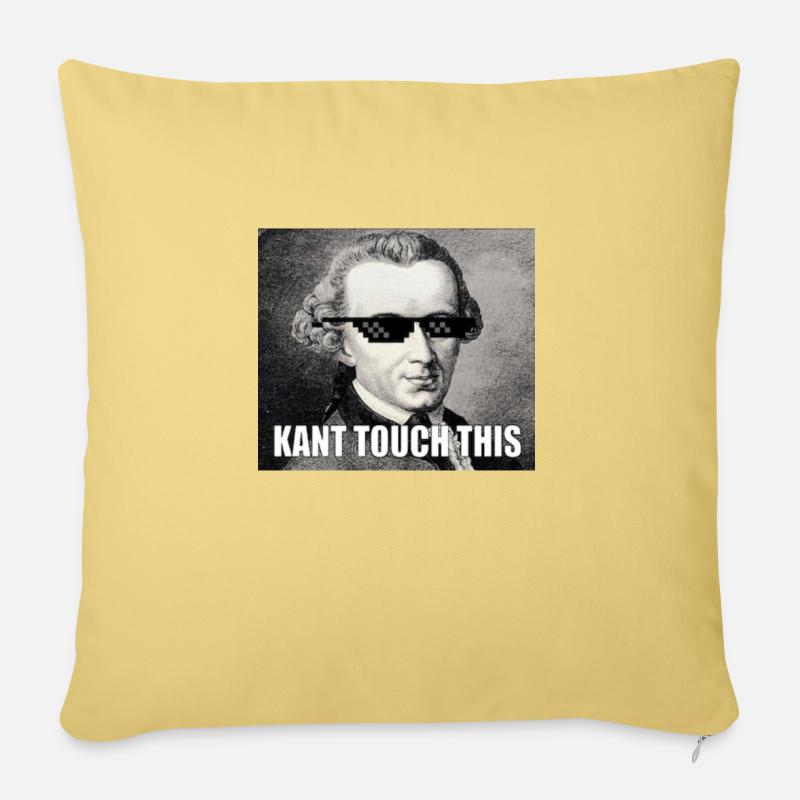 Kant Touch This - Sofakissen mit Füllung 45 x 45 cm - Hellgelb