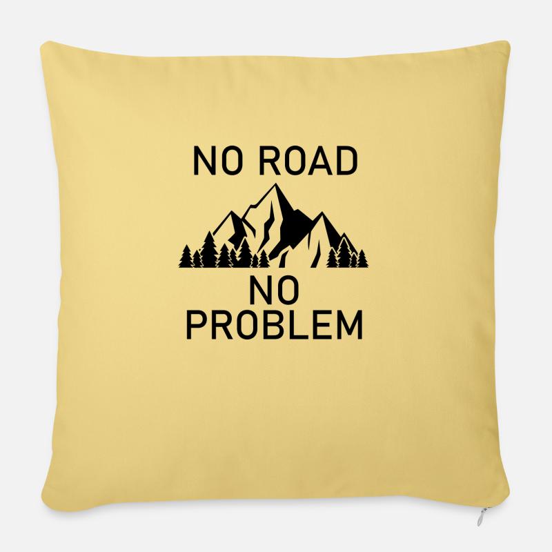 Bouldern Klettern Climbing - Sofakissen mit Füllung 45 x 45 cm - Hellgelb