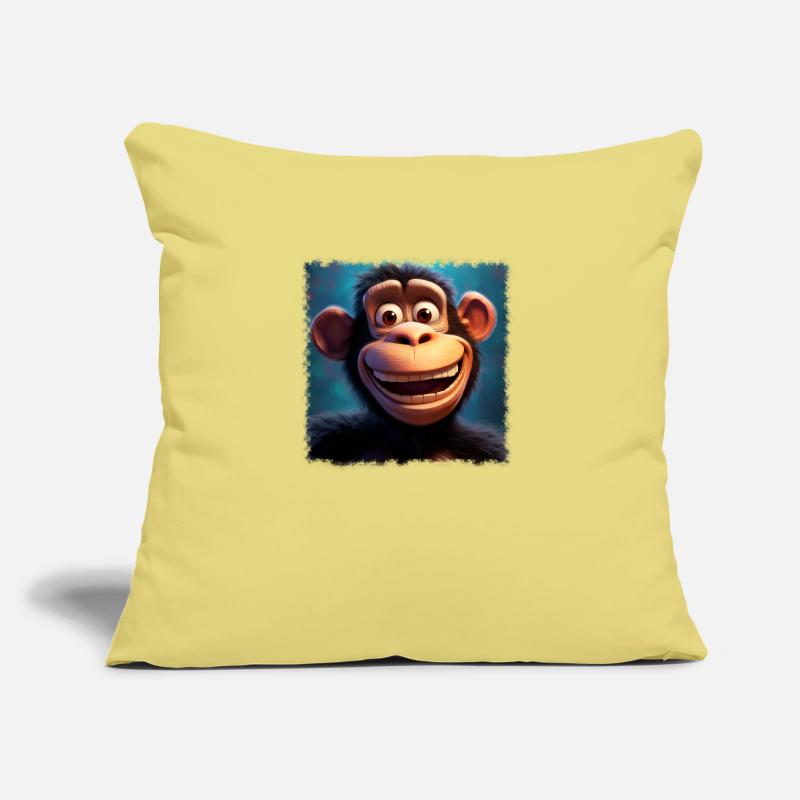 funny monkey Sofa pillow with filling 45cm x 45cm