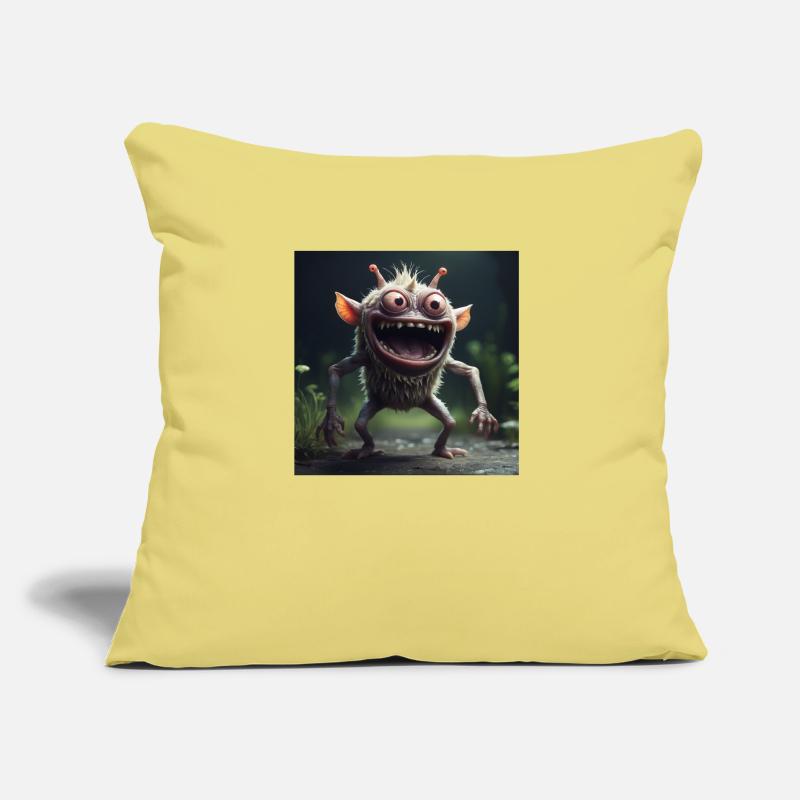 Créature joyeuse Coussin et housse de 45 x 45 cm