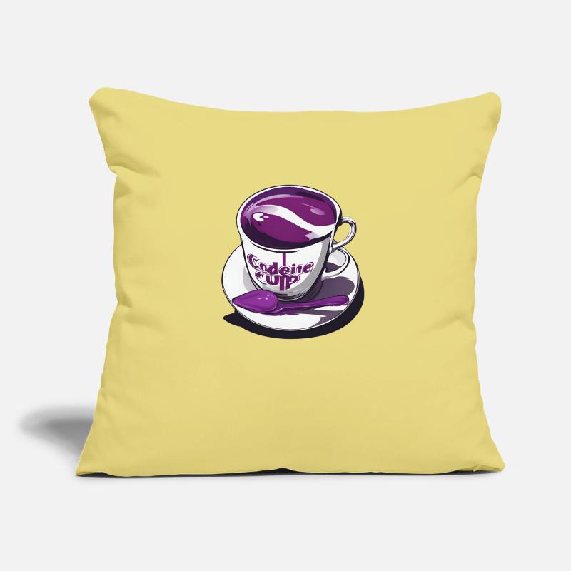 Codeine Cup – Tasse violette créative pour les créateurs de tendances Coussin et housse de 45 x 45 cm