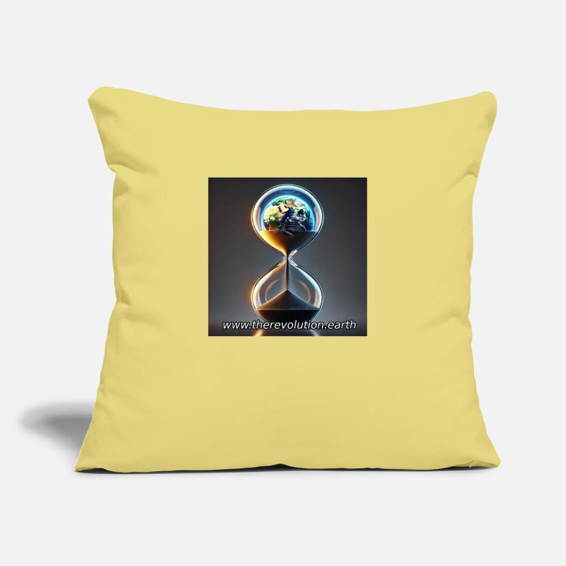 Clessidra (A) con visione Cuscino da divano 45 x 45 cm con riempimento